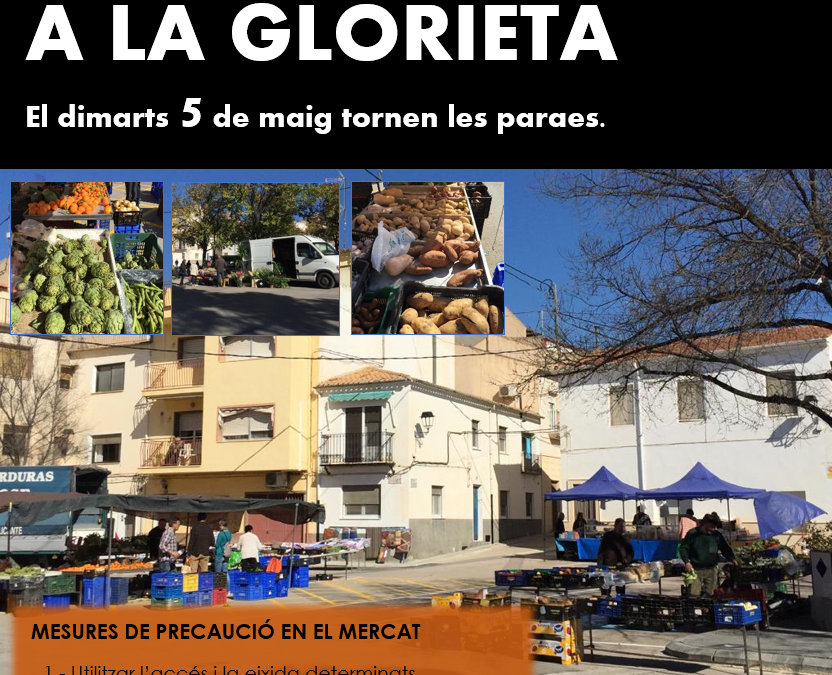 El dimarts 5 de maig tornen les paraes del mercat