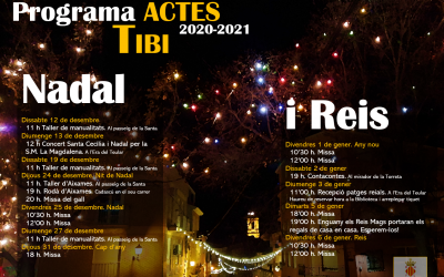 Programa actes Nadal i Reis 2020-2021
