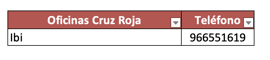 Cruz Roja Ibi